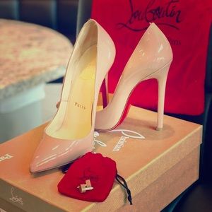 Nude Pigalle 120 Patent Calf, size 36.5